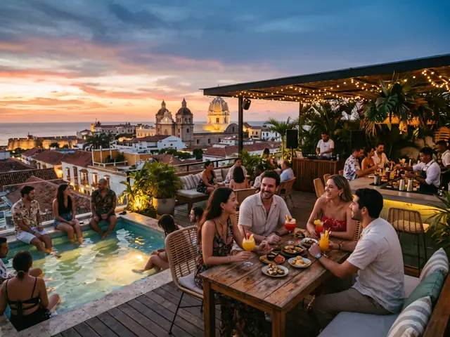 Foto de Townhouse Rooftop Bar en Cartagena