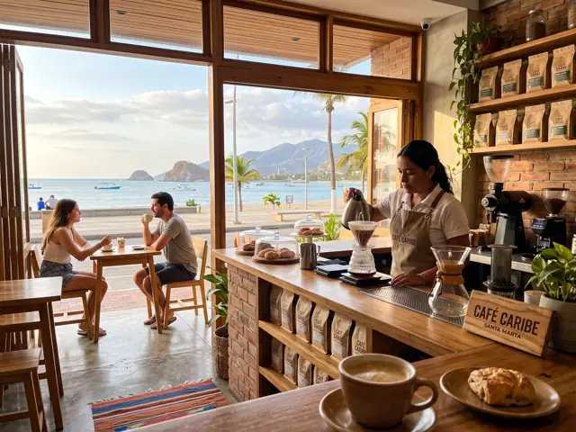 Foto de Café Caribe en Santa Marta